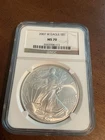 New Listing2007-W silver eagle NGC MS70 Brown Label