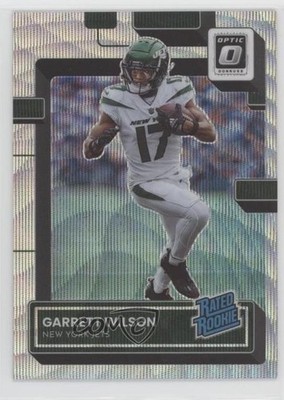2022 Panini Donruss Optic Rated Wave Prizm 79/300 Garrett Wilson Rookie RC rf2