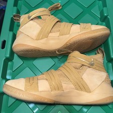 Nike Zoom LeBron Eleven Soldier Mens Sz 12 Basketball Shoes Wheat 897646-700