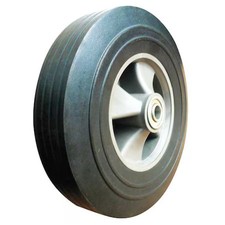 Solid Rubber Wheel, 10 In., 450 Lb., Offset,  1Nwz6