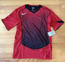 Nike Total 90 Red Black Soccer Futbol Loose Fit Jersey Size Medium