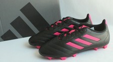 adidas Youth Size 6 Goletto VIII FG J Soccer Cleats Black/Pink GX6907 Kids Girls