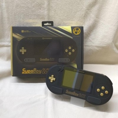 Hyperkin SupaBoy BLACK GOLD ポータブルコンソール Hyperkin SupaBoy Portable Game Console Black Gold Edition New | eBay