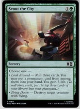 Scout the City Foil 817 Commander Marvel Super Heroes Magic the Gathering