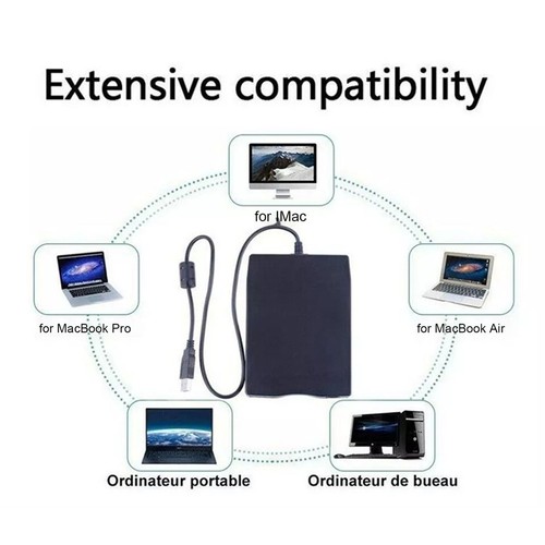 USB-Diskettenleser Tragbares Externes Diskettenlaufwerk Für 3 5-Zoll-Diske KUI - Photo 17/24