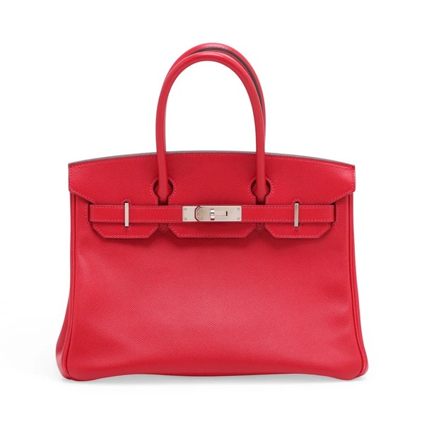 Hermès Birkin 30 Le Tournay Veau Epsom Rouge casaque Silver Metal Fittings □P:20