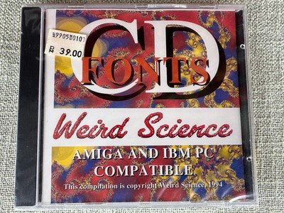 Weird Science - CD FONTS  CD-ROM, new