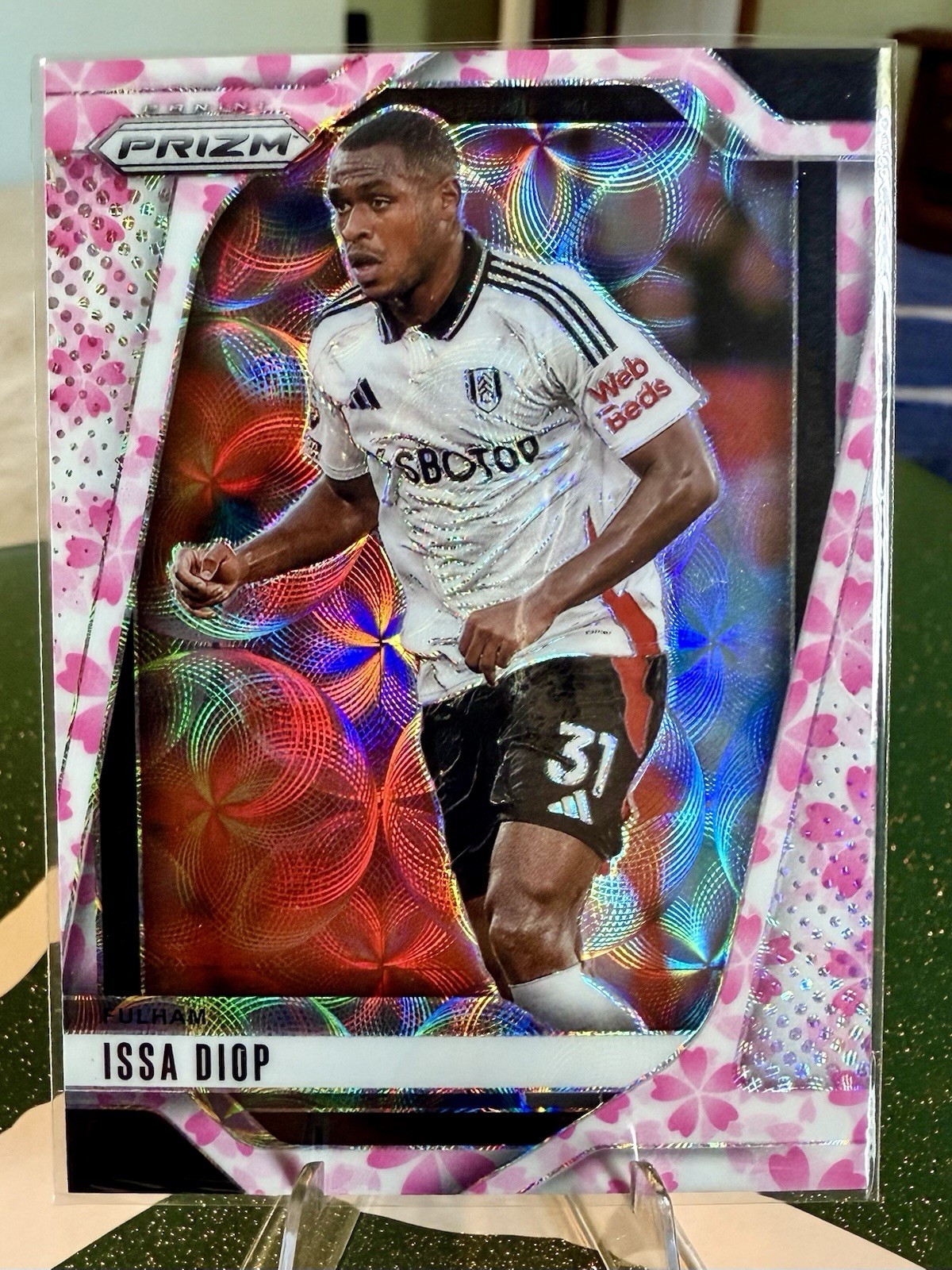 2024-25 Panini Prizm Premier League Issa Diop #210 Cherry Blossom 06/20