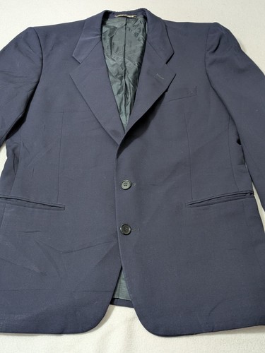 Giorgio Armani, Blazer Vintage Mani Giorgio Armani Uomo 40R Blu Navy Made Italy 2 Bottoni