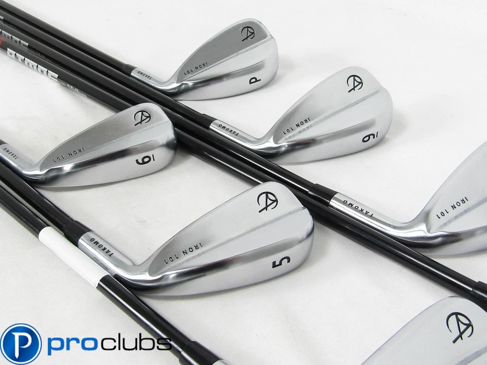 TAKOMO 101 IRONS 4-PW GRAPHITE FUJIKURA ATMOS 7 REGULAR FLEX #463343 - Image 3 of 4
