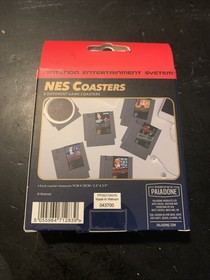 Nintendo NES Classic (8) Game Cartridge Coasters Super Mario Donkey Kong Zelda
