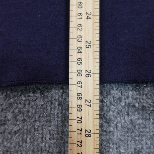 VTG LL Bean River Driver Shirt Men S Reg Blue Henley Wool Blend Base Layer 14377 - Picture 6 of 8