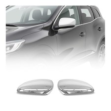 Spiegelkappen Spiegelabdeckung f&uuml;r Renault Kadjar 2015-2022 ABS Chrom