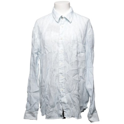 120% Lino, Hemd, Größe: 2XL, Blau, Leinen, Einfarbig, Damen #jxK