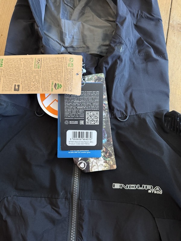 Endura MT500 All In One Black Waterproof Suit II - Brand New