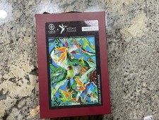 Mosaic Wooden Jigsaw Puzzle Frogs of Paradise...
