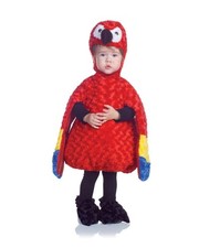 Belly Babies Red Parrot Costume Child Toddler