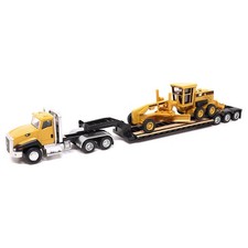 Diecast Masters 1/87 Cat CT660 Day Cab Lowboy Trailer & 163H Motor Grader 84414