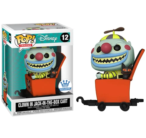 Unopened - Funko Pop! Trains: Disney - Clown In-Jack-In-The-Box Cart - 12