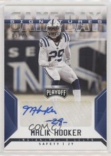 2018 Panini Playoff Game Day Signatures 9/75 Malik Hooker #GDS-MH Auto pm6
