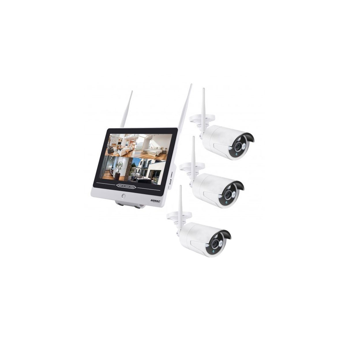 Caméra vidéo surveillance Full HD 1080p SEMAC pour sécuriser la maison de jour comme de nuit