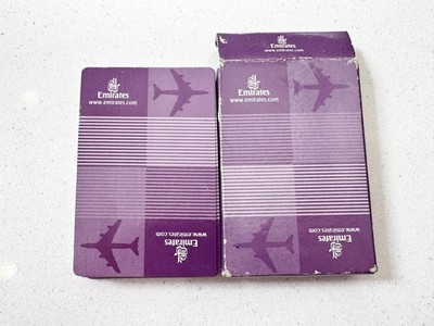 VINTAGE EMIRATE SPIELKARTEN FLUGZEUG LUFTFAHRT AIRLINE SOUVENIR FULL DECK