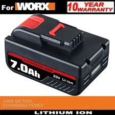 7.0Ah 20V Li-ion Battery For Worx WA3551 WA3553 WA3551.1 WA3553.1 WA3553.2 WA364