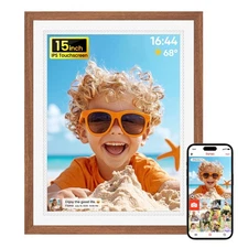 15 Inch 4:3 Large Digital Picture Frame, Frameo Digital Frame WiFi with HD IP...