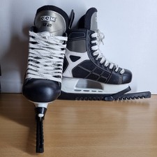 CCM NHL 92 Pro E Ice Hockey Skates EU 39 UK 6 Black & White