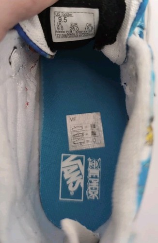 Vans X One Piece Punk Hazard Unisex Kid Hi Skateschuh Kleinkind 9,5 kaum getragen - Bild 10 von 11