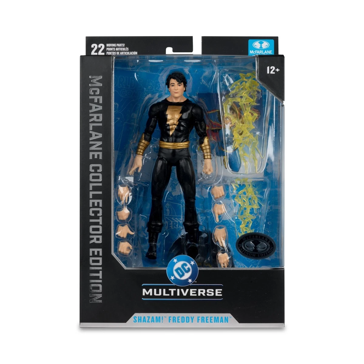 McFarlane Shazam Freddy Freeman Platinum Chase DC Multiverse