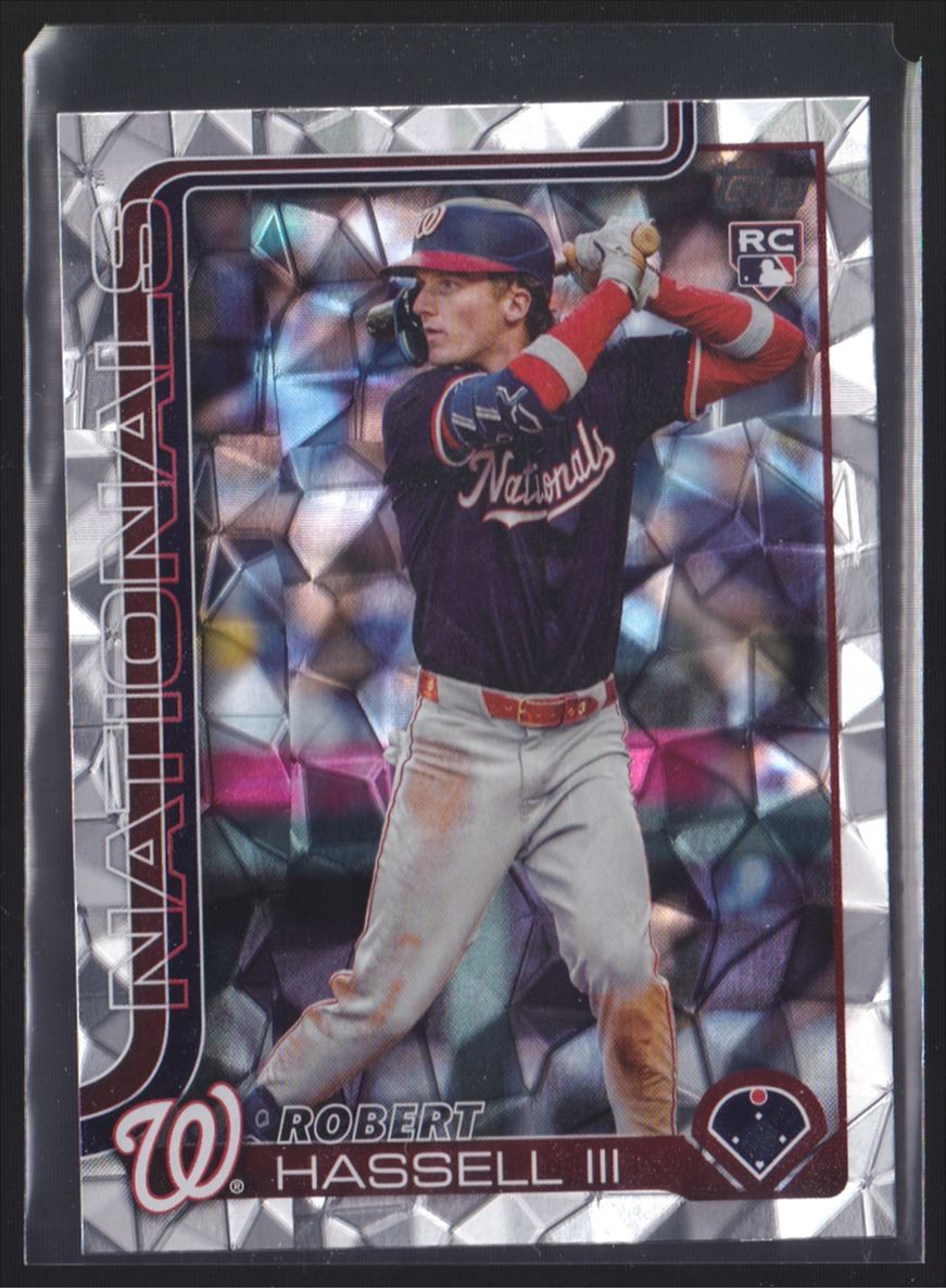 2025 Topps Update Diamonte Robert Hassell III RC Washington Nationals #US109