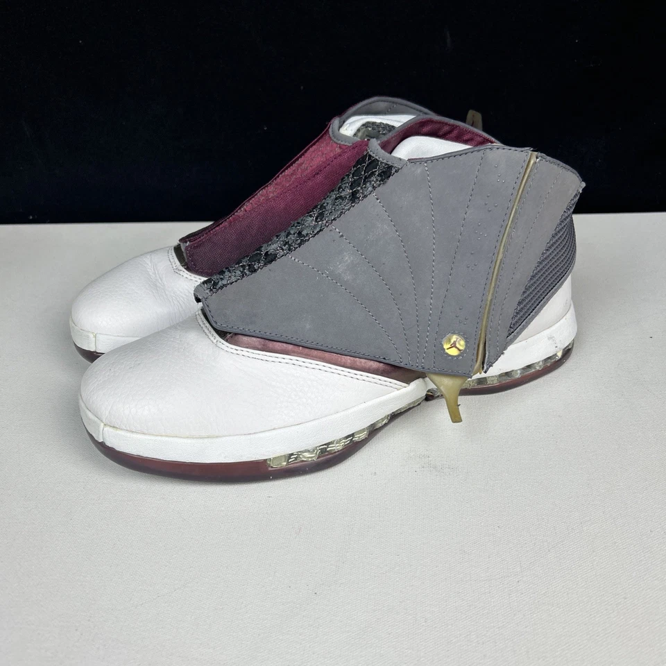 Talla 11.5 - Air Jordan 16 XVI OG Cherrywood eBay 1 de 1 Foto 2 de 4