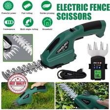 2IN1 7.2V ELECTRIC CORDLESS GRASS SHEARS GARDEN MINI HAND HELD HEDGE TRIMMER UK