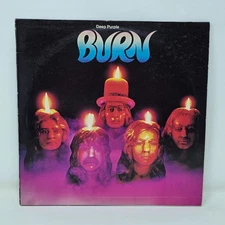 Deep Purple – Burn UK Vinyl LP 2nd Transitional Issue Gram/EMI Labels