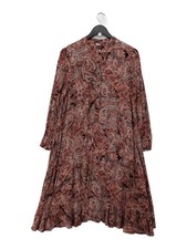 and/or Shirt Midi Dress UK8 in Red