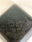 GRISWOLD Cast Iron SKILLET  Frying Pan Square #129 #1 handle Misspelled  Squar