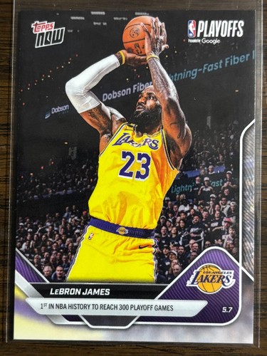 LeBron James – LeBron James - 2025-26 NBA Topps NOW® - Card 300 - PR: 4989