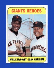 1969 Topps Set-Break #572 Marichal/Mccovey EX-EXMINT *GMCARDS*