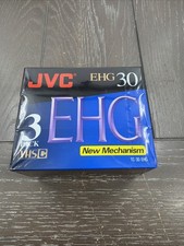 3 Sealed JVC VHS-C High Energy EHG 30 Pro HiFi 30 min TC-30 Compact Tapes