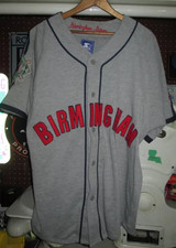 1944 Throwback Vtg 90s Negro League Starter BIRMINGHAM BARONS baseball Jersey L