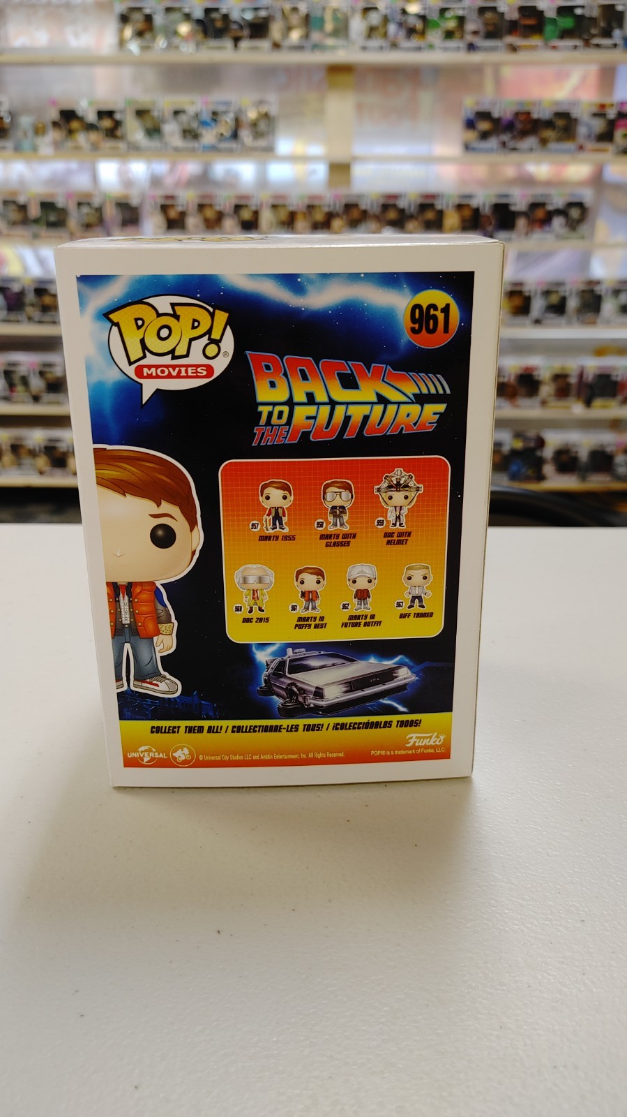 Funko Pop! Vinyl: Back to the Future - Marty in Puffy Vest #961