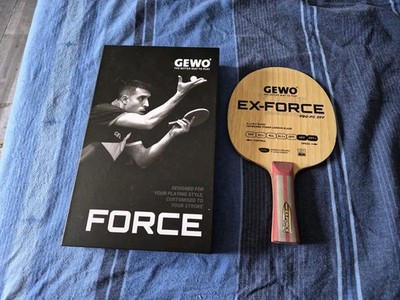 GEWO Tischtennisholz / Ex-Force PBO-PC OFF / NEU /