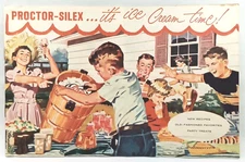 MCM Cookbook It's Ice Cream Time Proctor Silex Printed In USA Paperback 1960s