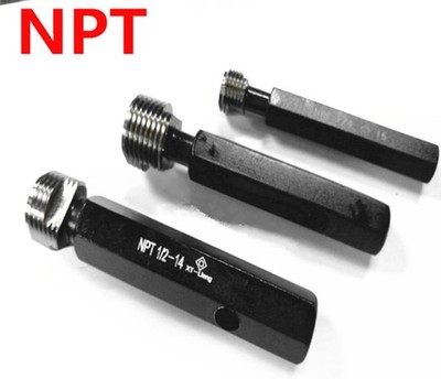 1pc  3/4''-14 NPT  Plug  Thread  Plug Thread Gage Gauge   Left   hand *la