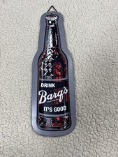 Vintage Drink Barq's It's Good Root Beer Soda Pop 12" Metal Tray / Wall Hanger