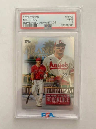 2024 Topps MIKE TROUT Home Field Advantage #HFA8 PSA 9