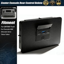 Center Console Rear Control Delete w/ USB For...