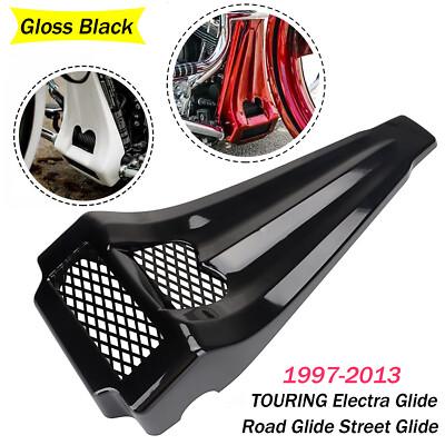 Black Chin Spoiler Scoop For Harley Touring Road Electra Street Glide 97-13 New