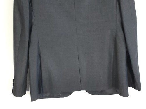 Traje Express Hombre Chaqueta 42R Gris Fotógrafo Ajustado Mezcla Lana Pantalones 34x32 - Imagen 7 de 24